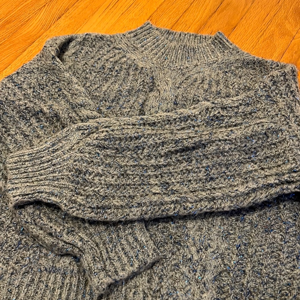 Oversized Gray Frnch Sweater